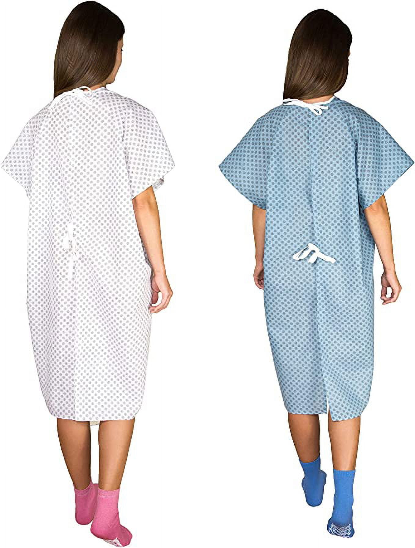 Pack of 2 - 3X Hospital Gowns - Freesia Print - Walmart.com